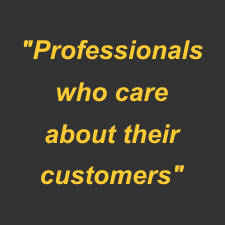 Professional, efficient people who care about their customers